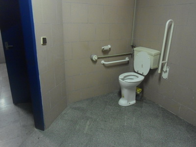 WC ve stanici metra Stodůlky